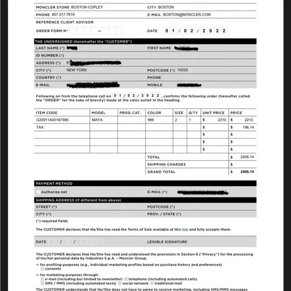 Moncler Maya Corduroy Jacket Men Size Medium (2) - Picture 8 of 8